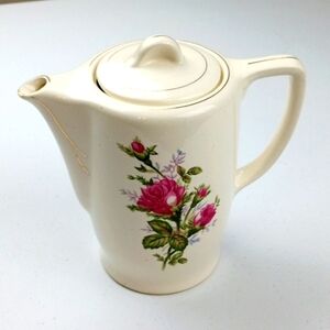Vtg 50's Tilso Japan Floral Electric Tea Pot